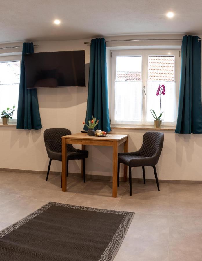 Apartment Alte Raiffeisenkasse Rothenburg Ob Der Tauber Luaran gambar