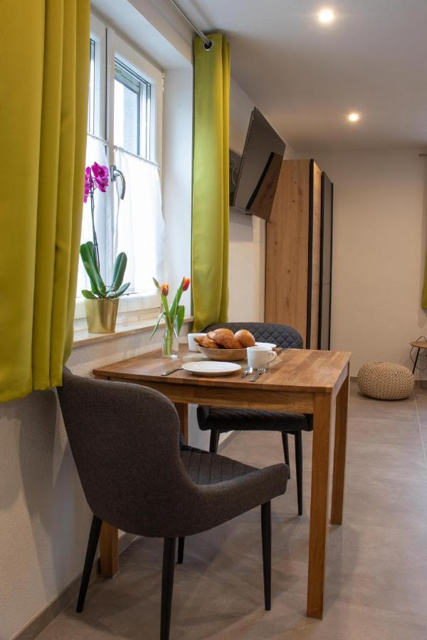 Apartment Alte Raiffeisenkasse Rothenburg Ob Der Tauber Luaran gambar